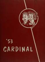 Covina High School 1953 yearbook cover photo