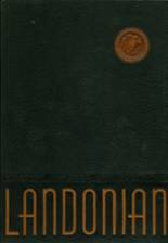 Landon High School 1945 yearbook cover photo