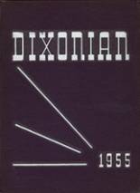 Dixon High School 1955 yearbook cover photo