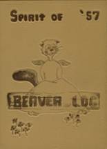 Beaver Dam High School 1957 yearbook cover photo