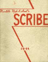 Marlette High School 1944 yearbook cover photo