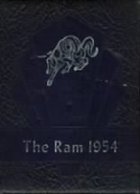 Bastrop High School 1954 yearbook cover photo