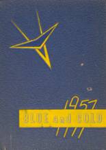 Redford Union High School 1957 yearbook cover photo