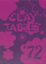 Claymont High School 1972 yearbook cover photo