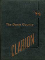 Davie County High School 1959 yearbook cover photo