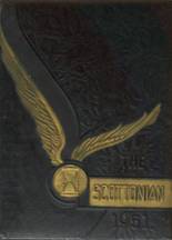 Scott High School 1951 yearbook cover photo