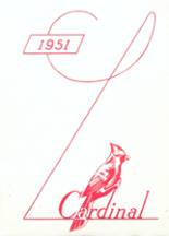 Earlham High School 1951 yearbook cover photo