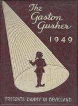 Gaston High School 1949 yearbook cover photo