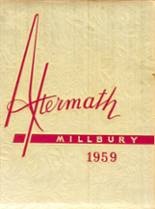 Millbury Memorial High School 1959 yearbook cover photo