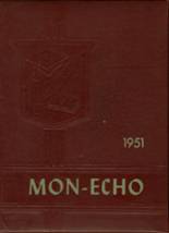 Monticello High School 1951 yearbook cover photo