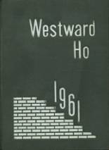 West High School 1961 yearbook cover photo