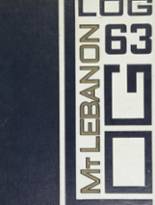 1963 Mt. Lebanon High School Yearbook from Pittsburgh, Pennsylvania cover image