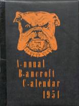 Bancroft High School 1951 yearbook cover photo