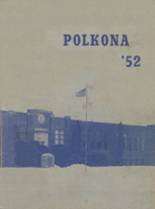 Polk Township High School 1952 yearbook cover photo