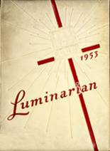 Concordia Lutheran High School 1953 yearbook cover photo