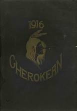 Cherokee High School 1916 yearbook cover photo