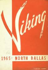 North Dallas High School 1965 yearbook cover photo