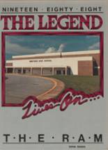 Westside High School 1988 yearbook cover photo