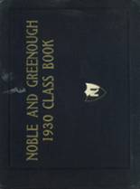 1930 Noble & Greenough High School Yearbook from Dedham, Massachusetts cover image