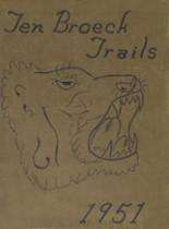 Franklinville-Ten Broeck Academy 1951 yearbook cover photo