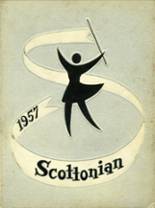 Scott High School 1957 yearbook cover photo