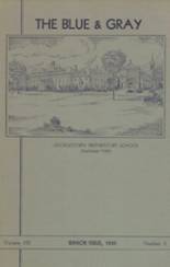 Georgetown Preparatory School 1935 yearbook cover photo