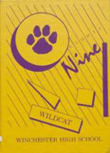 Winchester High School 1989 yearbook cover photo