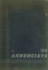 Annunciation High School 1939 yearbook cover photo