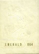 Manistique High School 1954 yearbook cover photo