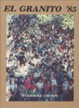 Porterville High School 1985 yearbook cover photo