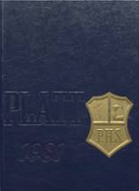 1981 Platt High School Yearbook from Meriden, Connecticut cover image