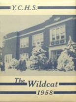 1958 Yates Center High School Yearbook from Yates center, Kansas cover image