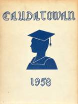 Ridgefield High School 1958 yearbook cover photo