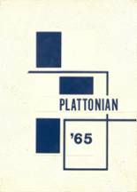 Plattsmouth High School 1965 yearbook cover photo