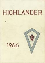 Dundee High School 1966 yearbook cover photo
