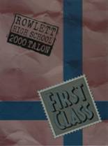 Rowlett High School 2000 yearbook cover photo