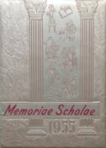 Gillespie Community High School 1955 yearbook cover photo