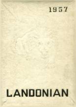 Landon High School 1957 yearbook cover photo
