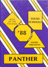 Fouke High School 1988 yearbook cover photo