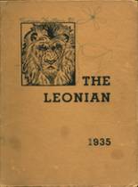 Red Lion Area High School 1935 yearbook cover photo