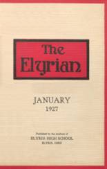 Elyria High School 1927 yearbook cover photo