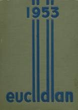 Euclid High School 1953 yearbook cover photo