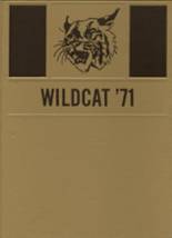 New London High School 1971 yearbook cover photo