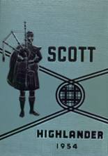 1954 Scott High School Yearbook from North braddock, Pennsylvania cover image