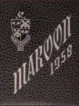 Madisonville High School 1958 yearbook cover photo
