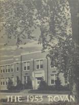 ROWVA High School 1953 yearbook cover photo