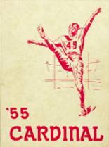 Chadron High School 1955 yearbook cover photo