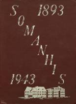 Manchester High School 1943 yearbook cover photo