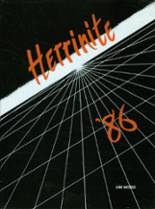 Herrin High School 1986 yearbook cover photo