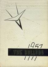 Brady High School 1957 yearbook cover photo